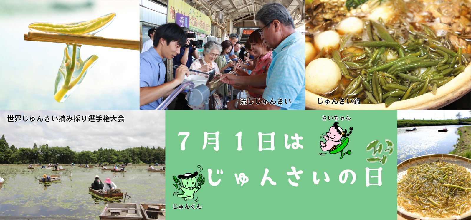 7月1日は「じゅんさいの日」